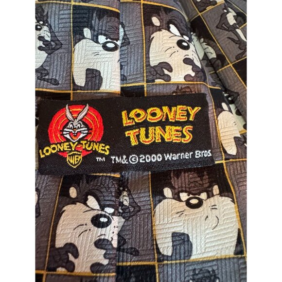 Set of 3 Vintage Looney Tunes Ties โ Taz, Tweety & Sylvester, and Stamp Collecti - Picture 7 of 11